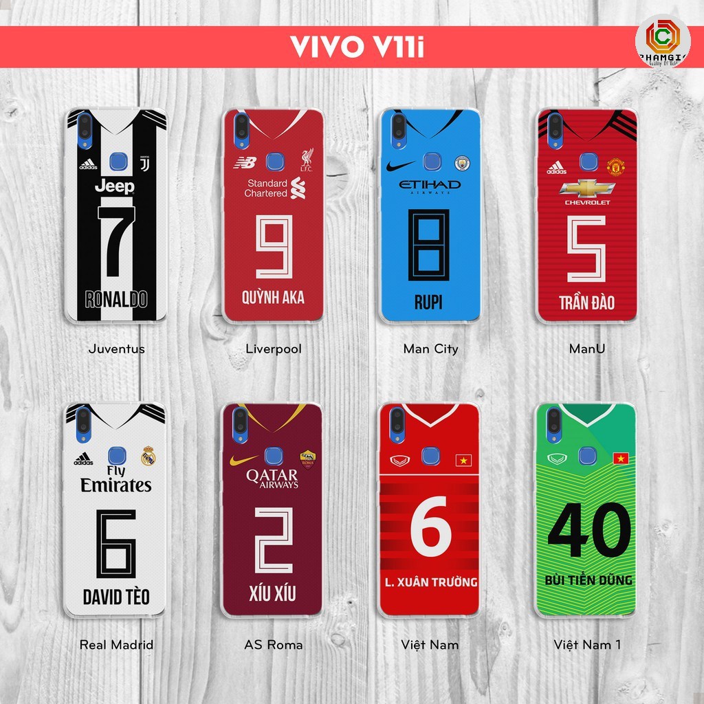Ốp lưng hình V11/ V11i / Y83/ Y81 đội bóng