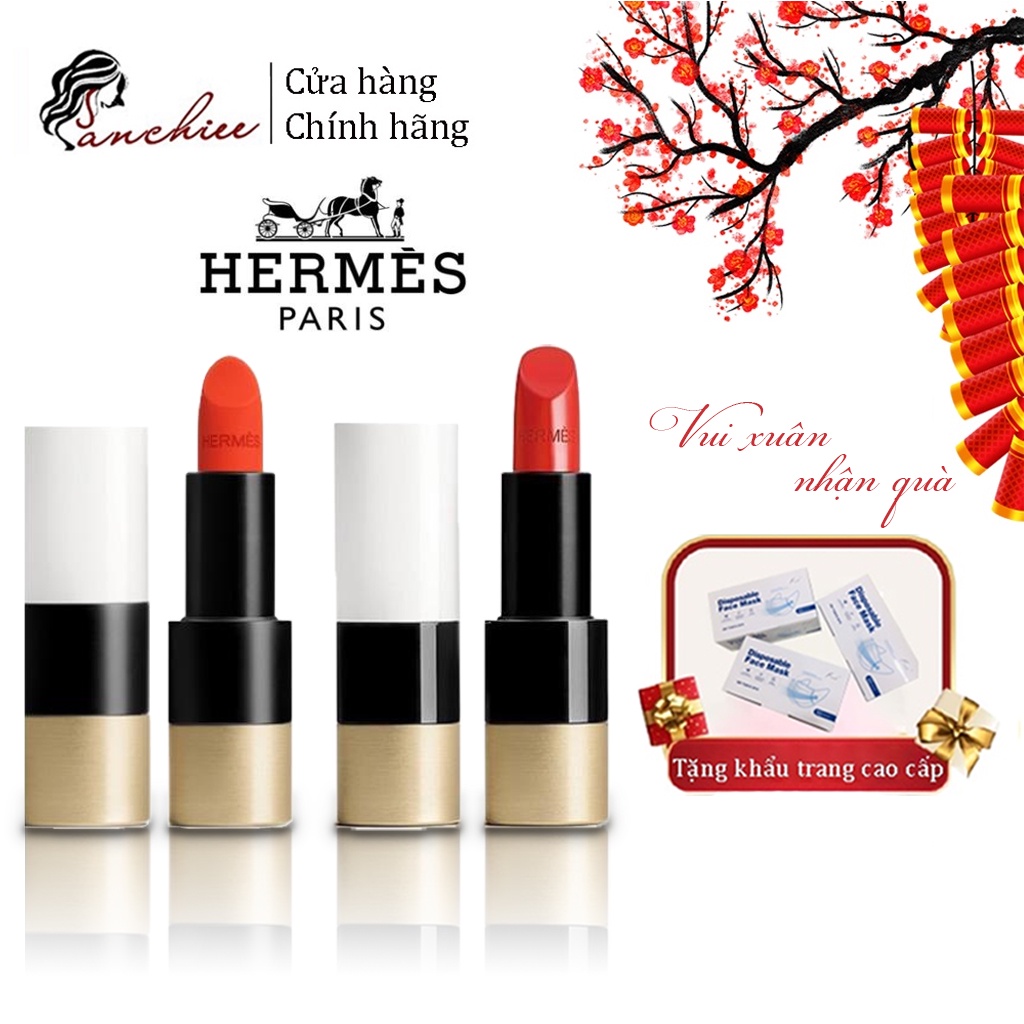 Son Hermes chính hãng, son lì dưỡng cao cấp, Giá tốt