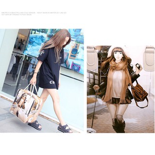 Túi du lịch, Túi xách du lịch da PU gấp gọn, style mới đa dạng mẫu