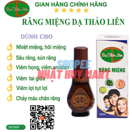 Tinh dầu răng miệng Dạ Thảo Liên sâu răng hôi miệng