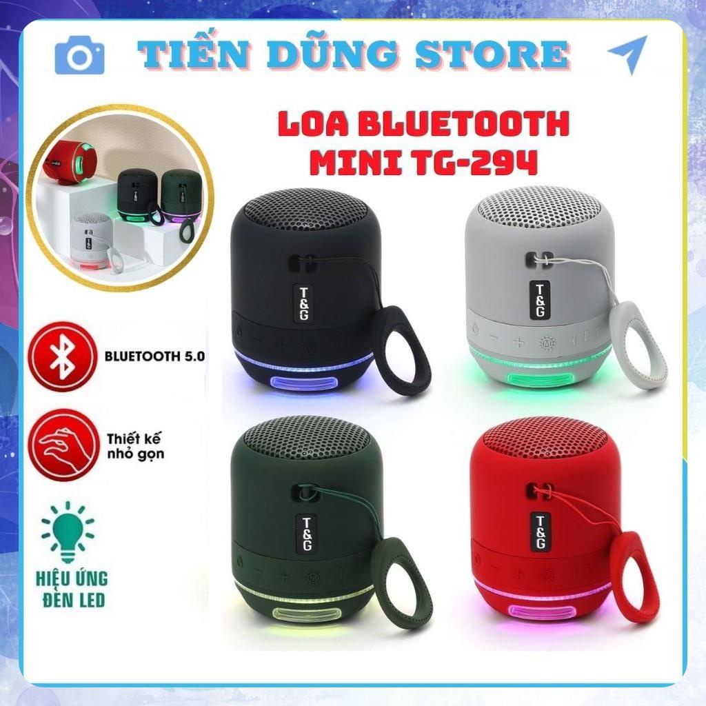 Loa Bluetooth Mini cầm tay T&amp;G. TG294 Hỗ Trợ TF Loa Di Động Mini có MIC Cho laptop PC BH 12 tháng