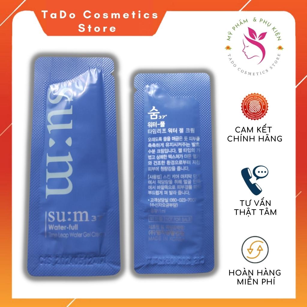 10 gói kem dưỡng ẩm kiềm dầu Sum xanh dạng gel 1ml , cấp ẩm cấp nước siêu kiềm dầu làm dịu da - Tado Cosmetics Store