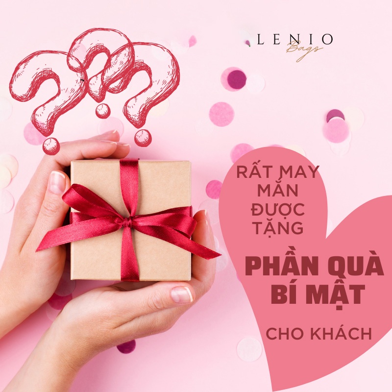 Qùa tặng bí mật thun cột tóc, dây may mắn, LENIO dành riêng cho bạn