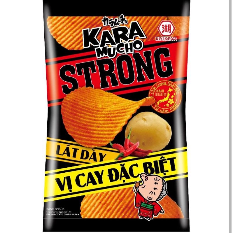 Snack Karamucho lát dày cay đặc biệt 80G