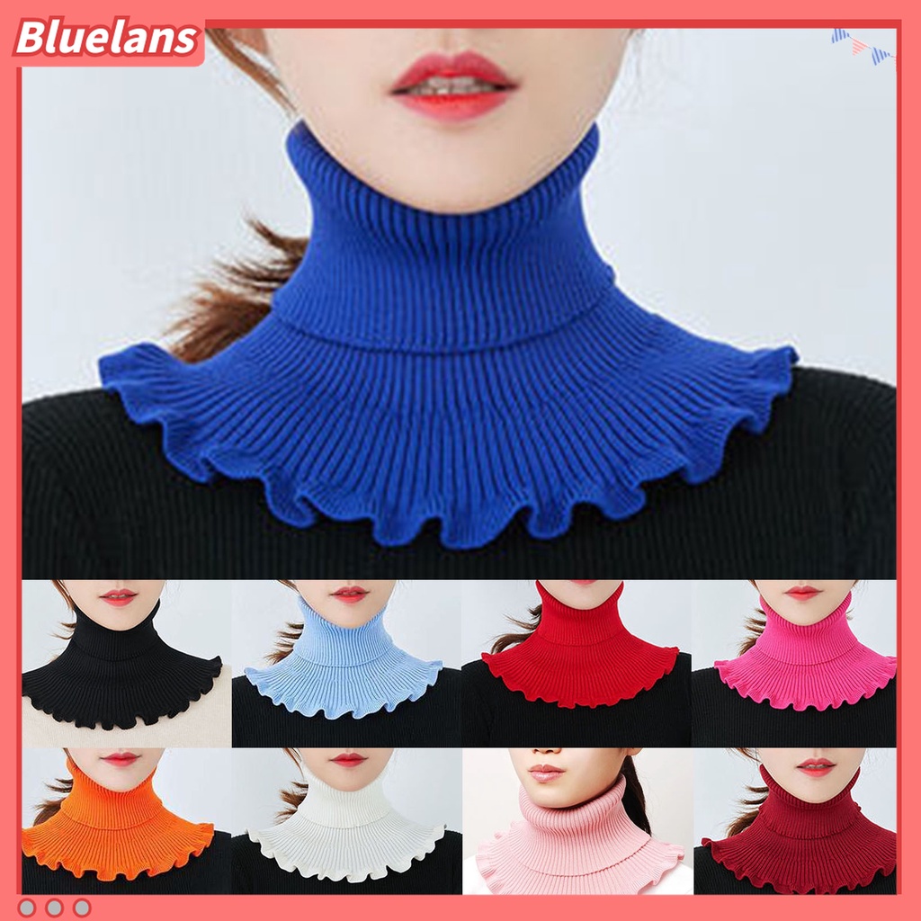 Cổ áo giả nhún bèo trang trí thời trang cho nữ