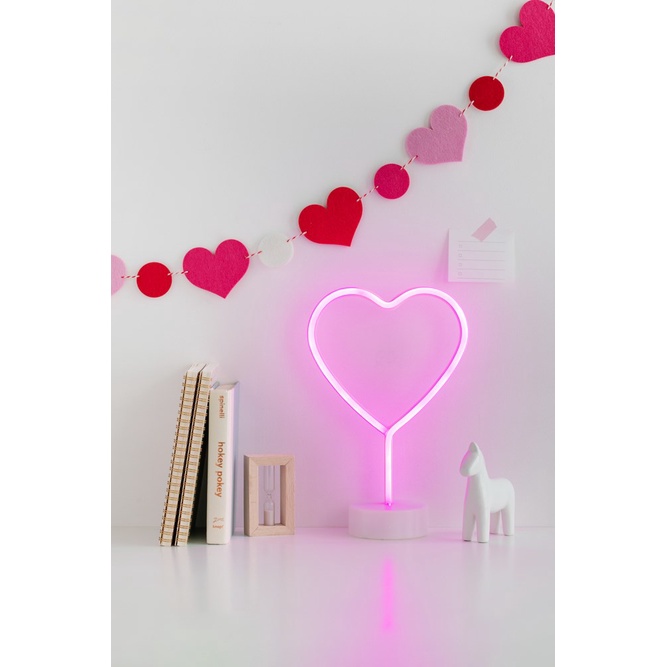 Đèn Neon Hình Trái Tim ARTBOX Hàn Quốc Màu Tím