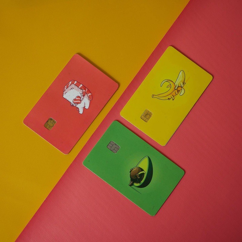 Skin Thẻ ATM - Chủ đề Đáng Yêu - Miếng Dán ATM, Thẻ Xe, Thẻ Từ, Thẻ Chung Cư,... Chống Xước - Chống Nước