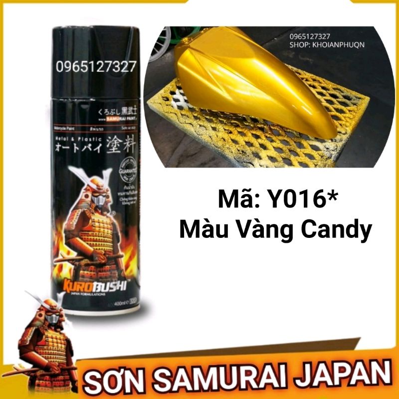 COMBO SƠN MÀU VÀNG CANDY Y016* SAMURAI JAPAN