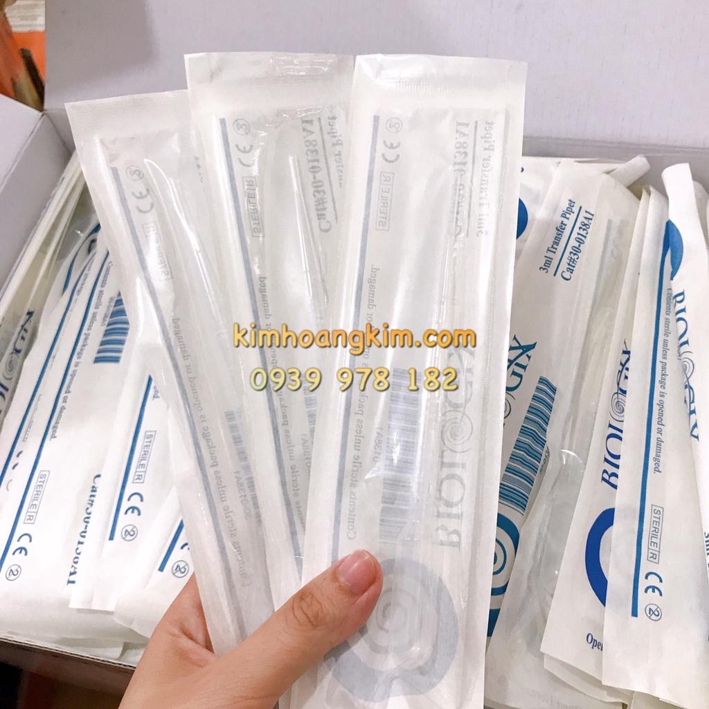 Thùng 500 ống pipet tiệt trùng Biologix