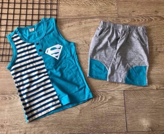 Combo 6 bộ bé trai size đại