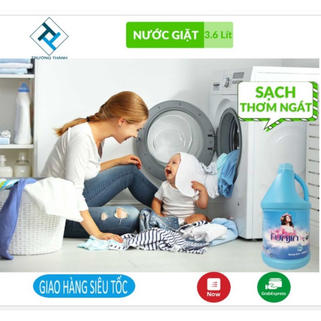 Nước giặt 3,6L Hương Ngàn Hoa| Violet| Funjin chính hãng | Bán lỗ xin đánh giá 5 sao | NppTruongThanh789