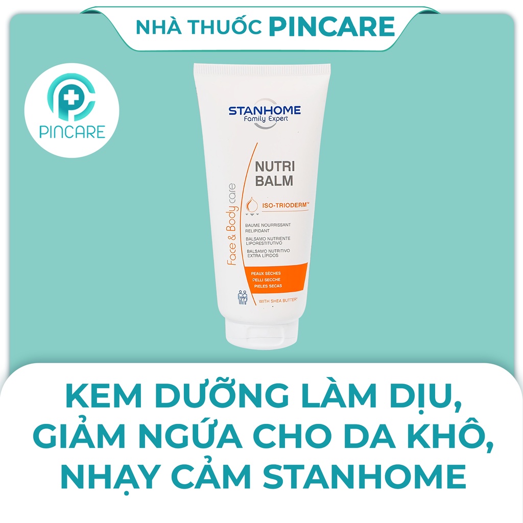 Kem dưỡng ẩm cho da khô, da nhạy cảm Stanhome Nutri Balm 200ml - Hàng chính hãng - Nhà thuốc PinCare