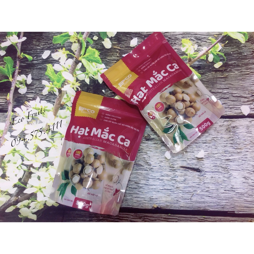 Hạt mắc ca nứt vỏ úc 500gr