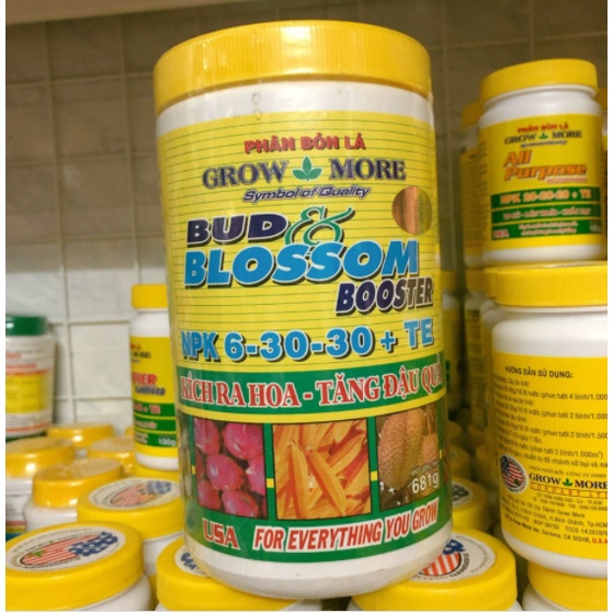 Phân bón Grow more 6-30-30 TE 500gram gia tăng bộ rễ, tăng sức đề kháng cây trồng
