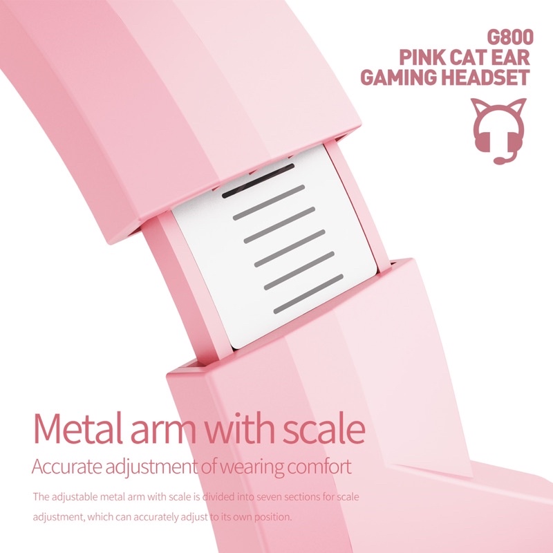 Tai nghe Gaming PLEXTONE trùm tai màu Hồng cực xinh, học online, nghe nhạc chơi game, tương thích mọi thiết bị