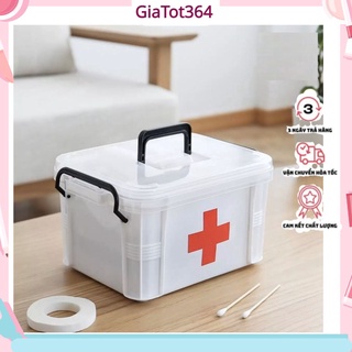 Hộp đựng thuốc gia đình dụng cụ y tế đa năng HD Korea