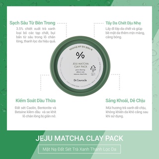 Mặt nạ đất sét và matcha DR.CEURACLE Jeju Matcha Clay Pack