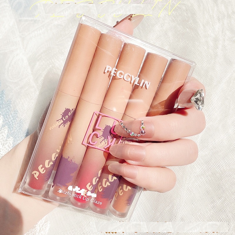 Set 5 cây son nhung lì PEGGYLIN nội địa Trung