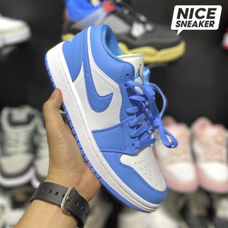   Nice Sneaker   Giày sneaker | Jordan 1 low unc - xanh dương - Bản 1:1 . 