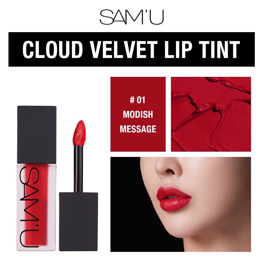 [ XẢ LỖ-CHÍNH HÃNG] Son Sam’u Cloud Velvet Lip Tint