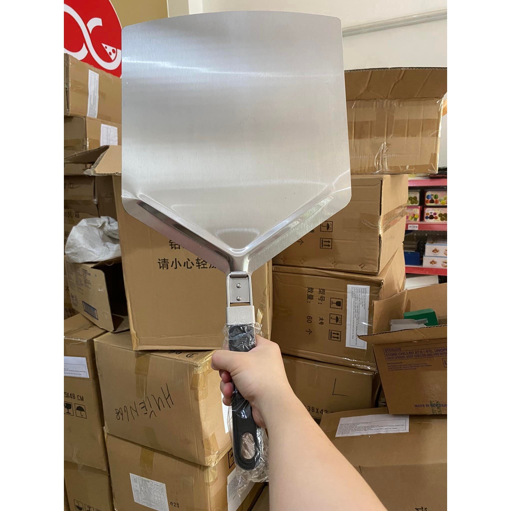 Xẻng Xúc Bánh Pizza Vuông (Ngang 24.3 và 33cm)