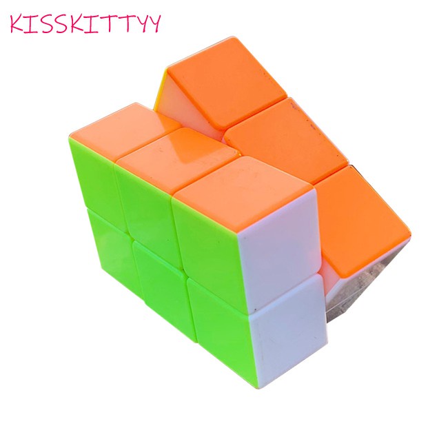 kisskittyy  2x3x3 Speed Cube Stickerless Smooth Magic Cubes Profession Puzzle Cube for Children infinity cube magic rubik blocks Good rubik blocks