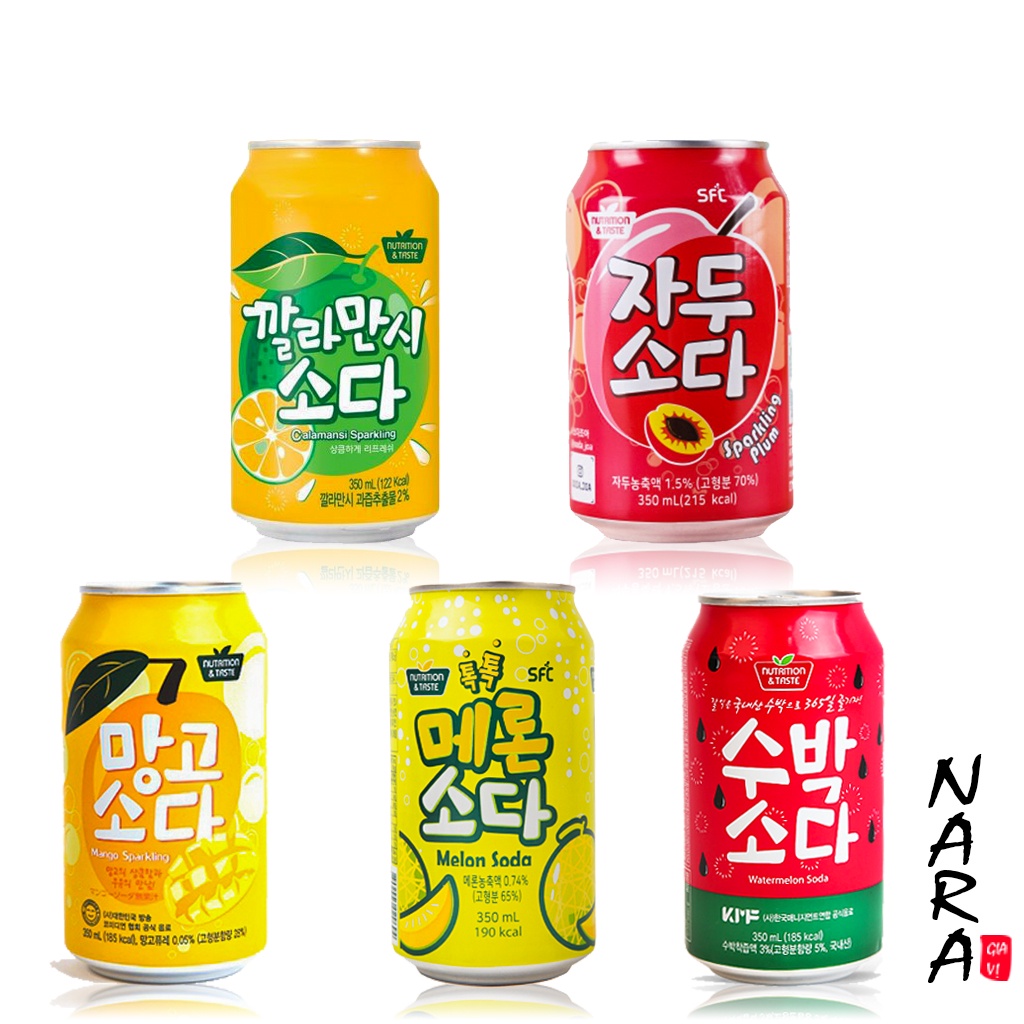Nước soda SFC Hàn Quốc lon 350ml