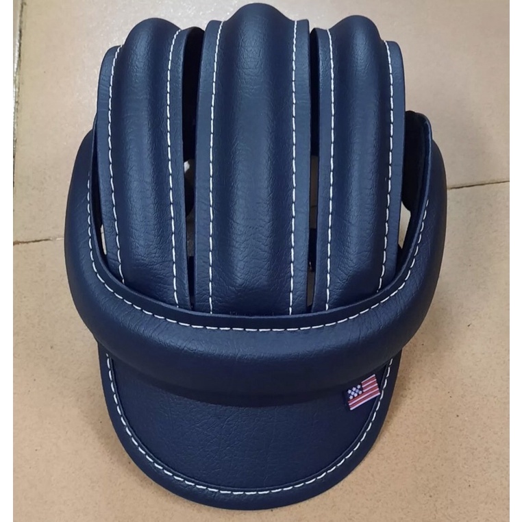 Mũ bảo hiểm phao hơi xe đạp,xe máy 3 sọc người lớn