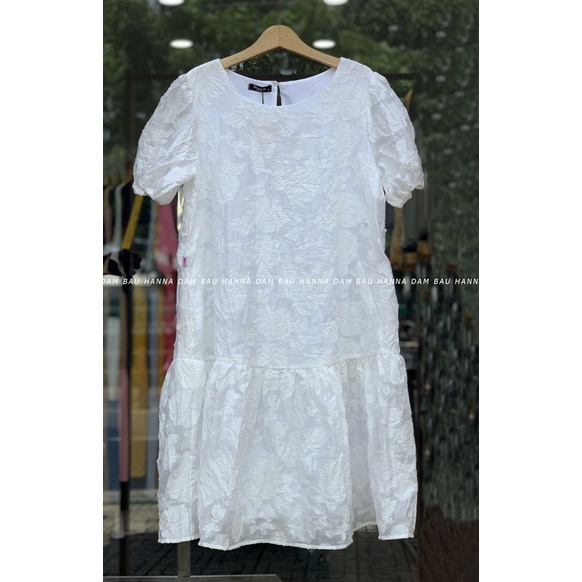 [HANNA] Đầm bầu dự tiệc dễ thương cho mẹ bầu trẻ có size 40-80kg váy bầu sang chảnh cao cấp thoáng mát 2 lớp mềm nhẹ