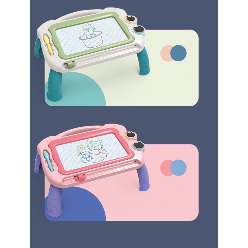 BÀN VẼ TỪ TỰ XOÁ THÔNG MINH CHO BÉ TẶNG KÈM 2 CON DẤU