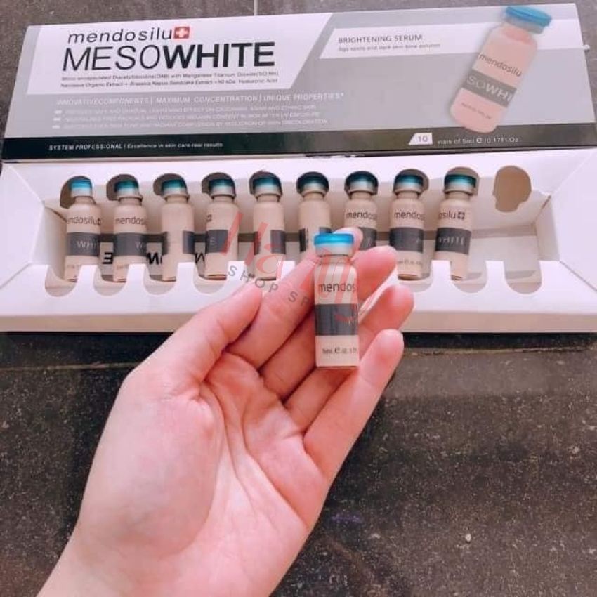 Phấn Cấy Trắng MesoWhite Hàn Quốc Cho Spa, Thẩm Mỹ Viện 1 Lọ * 2 ml