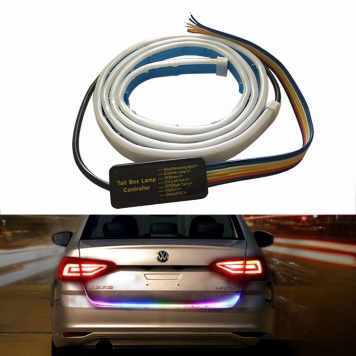 Đèn Led 12v 7 Màu Dán Cốp Xe Ô Tô Hàng Siêu Cấp Chống Nước Độ Bền Cao