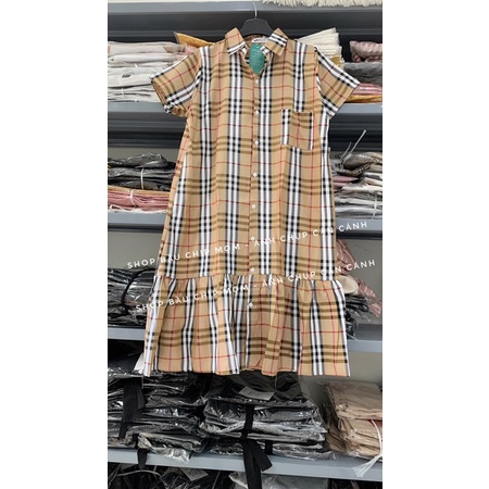 Đầm Bầu, Váy Bầu Kẻ BBR - Hàng Thiết Kế Chuẩn Mềm Đẹp, Mẹ Mặc Cực Trẻ Trung & Thoải Mái- V40