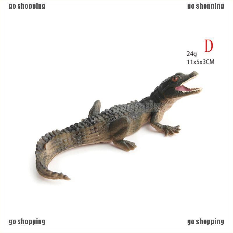 {go shopping}Crocodile Simulation Animal Model Action &amp; Toy Figures Collection Kids Gift