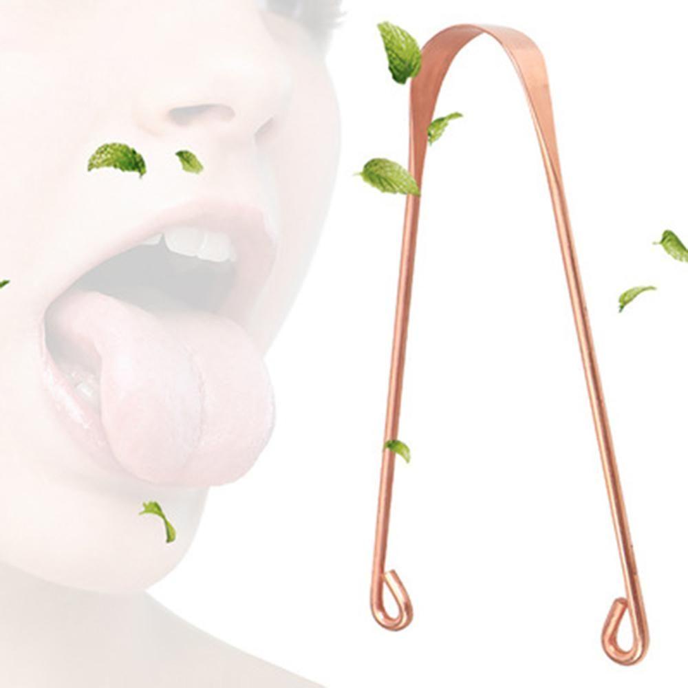 FUTURE 1 Dụng Cụ Cạo Lưỡi Bằng Đồng Thời Trang Làm Sạch Thoáng Khí