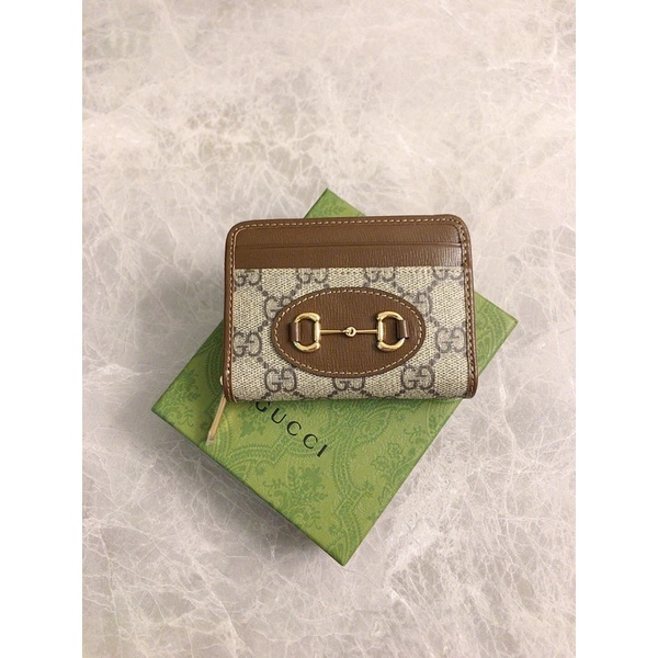 Ví ngắn dạng khoá kéo thương hiệu Gucci GC Marmont da thật cao cấp