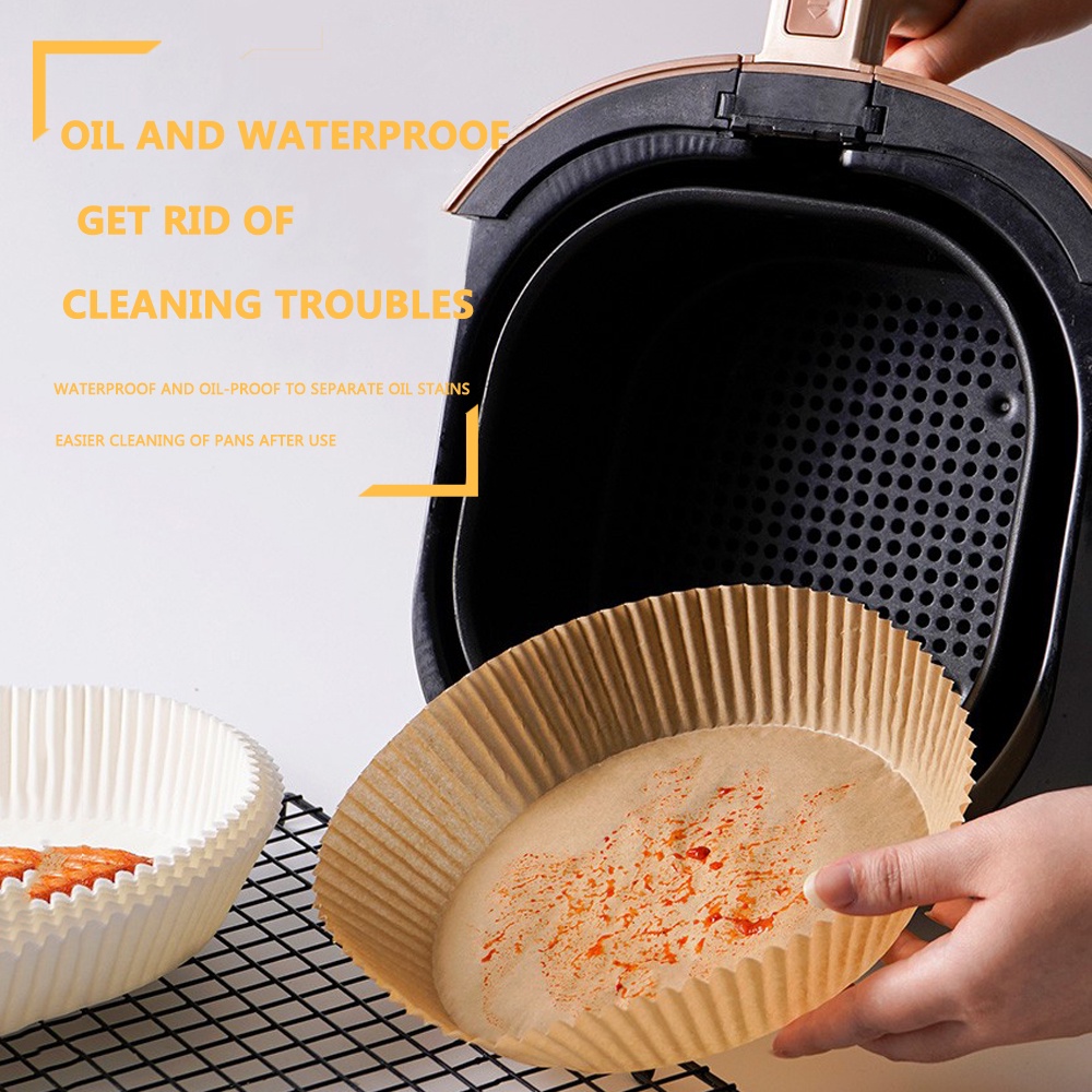 Bộ 30 Giấy Lót Chống Dính Dùng Một Lần Cho Nồi Chiên Không Dầu