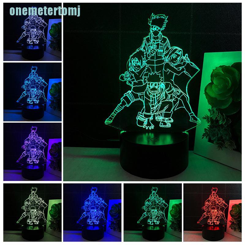 Đèn Ngủ 3d Hình 7 Nhân Vật Trong Naruto