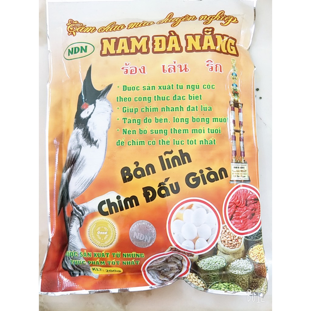 Cám chào mào Nam Đà Nẵng (200g) bản lĩnh chim đấu giàn. Sale 20%