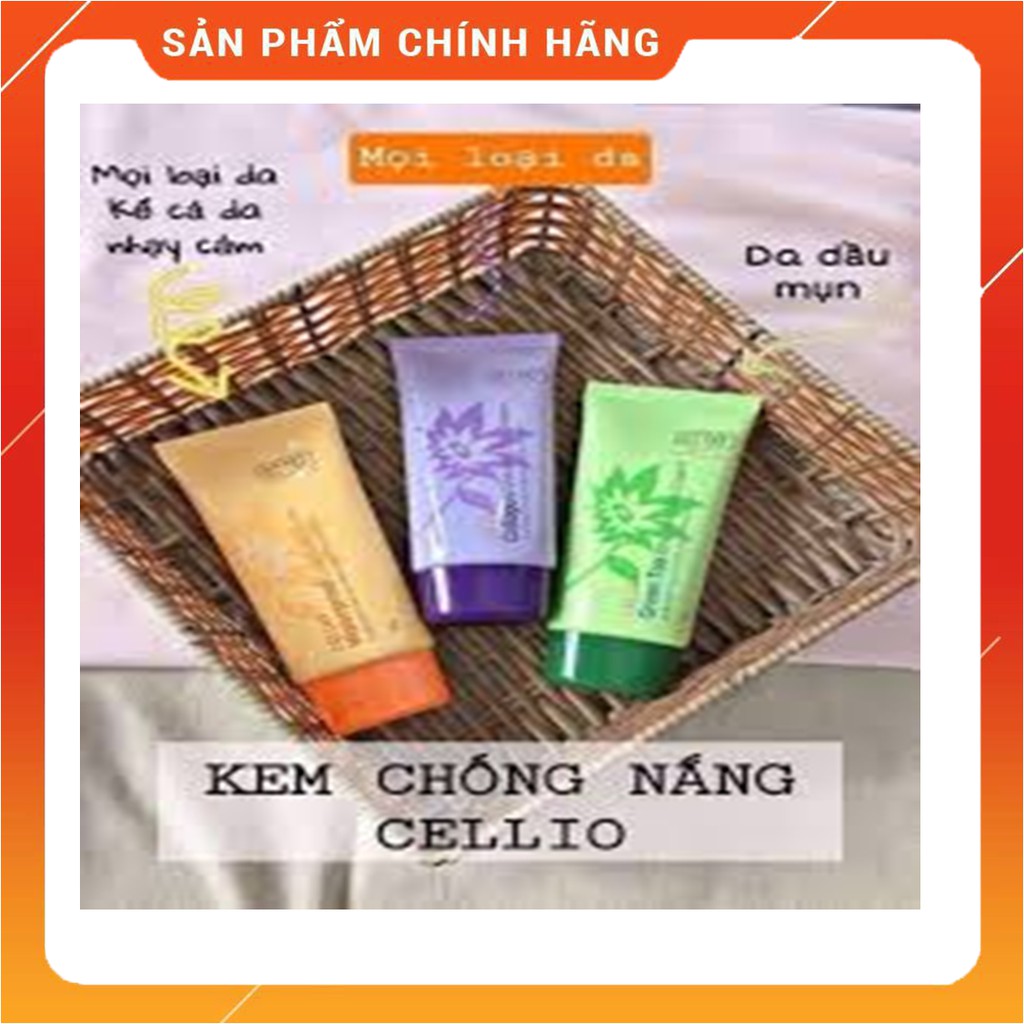 KEM CHỐNG NẮNG CELLIO SPF 50 PA++