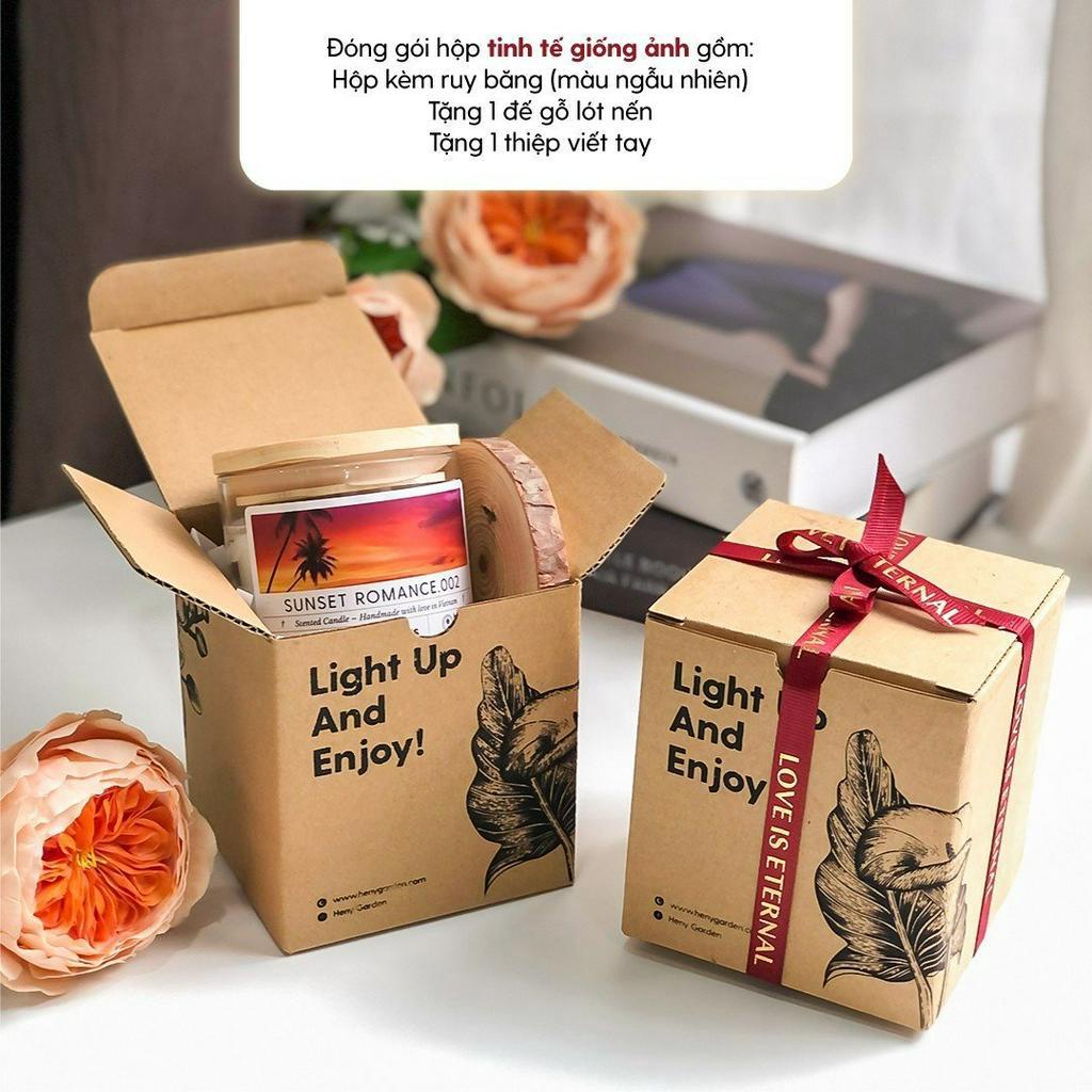 Nến Thơm Thư Giãn Mùi Hương Dễ Ngủ HENY GARDEN  Dành Cho Phòng Vừa Và Nhỏ