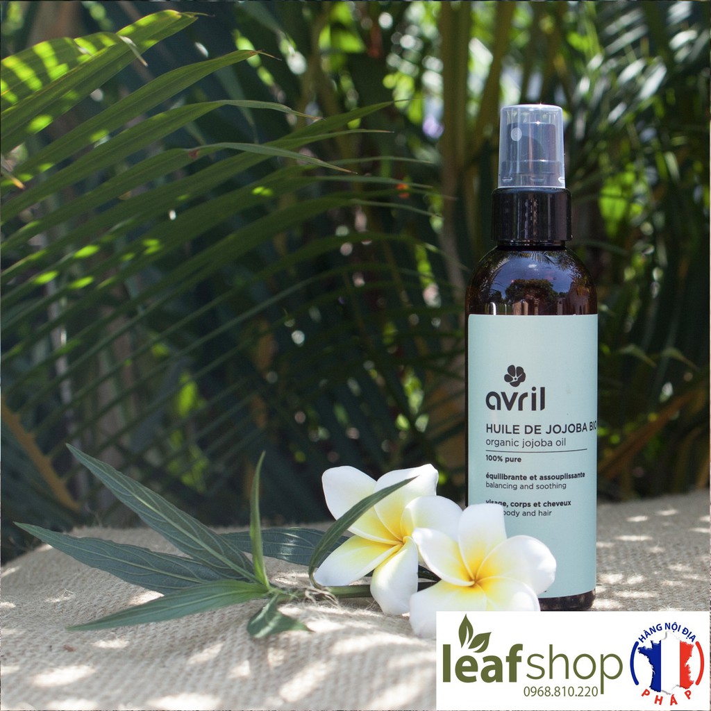Dầu Jojoba hữu cơ Avril 100ml tinh khiết