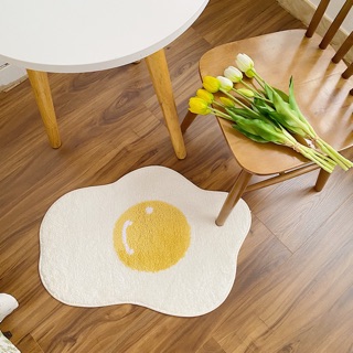 Thảm lông trứng Ốp la 55x75cm