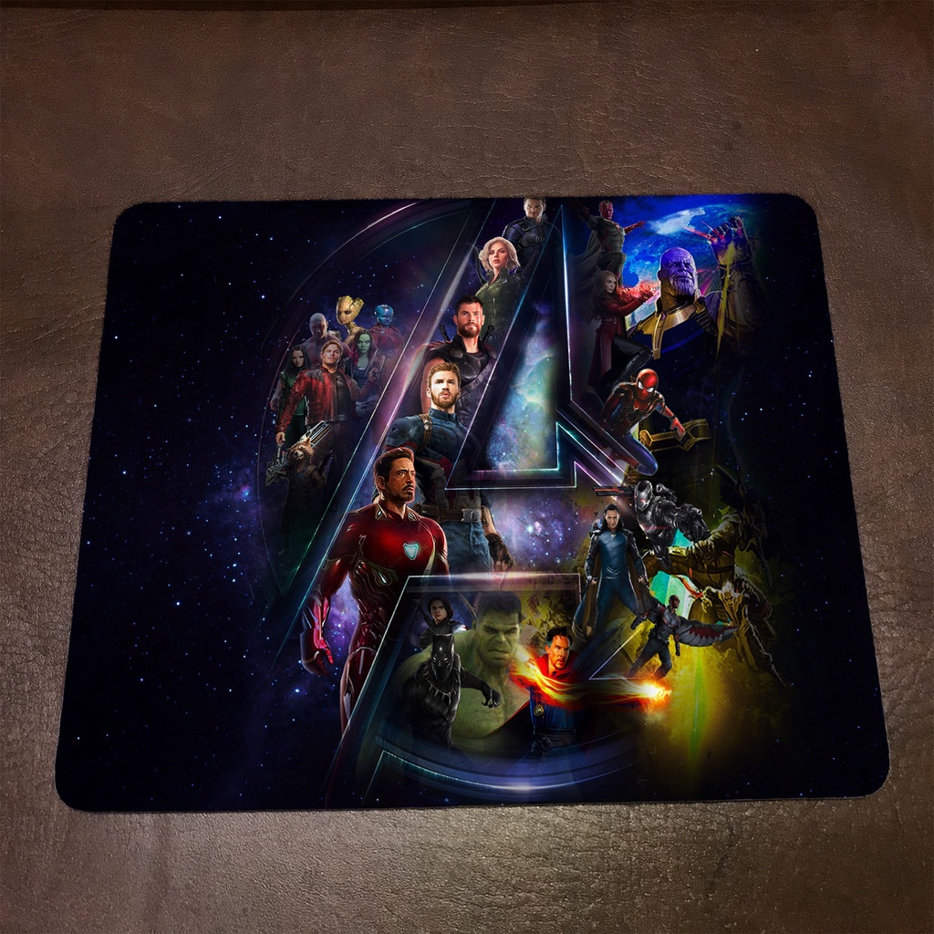 Lót chuột máy tính Marvel TONG HOP - Mẫu 2 Mousepad cao su êm ái, nhận in theo yêu cầu