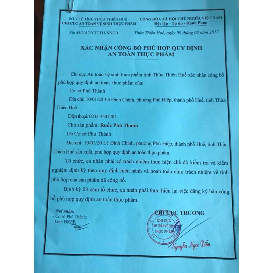 Tôm chua Phú Thành 500g 🎈 Đặc sản Huế 🎈