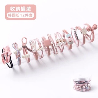 Set 12 dây cột tóc
