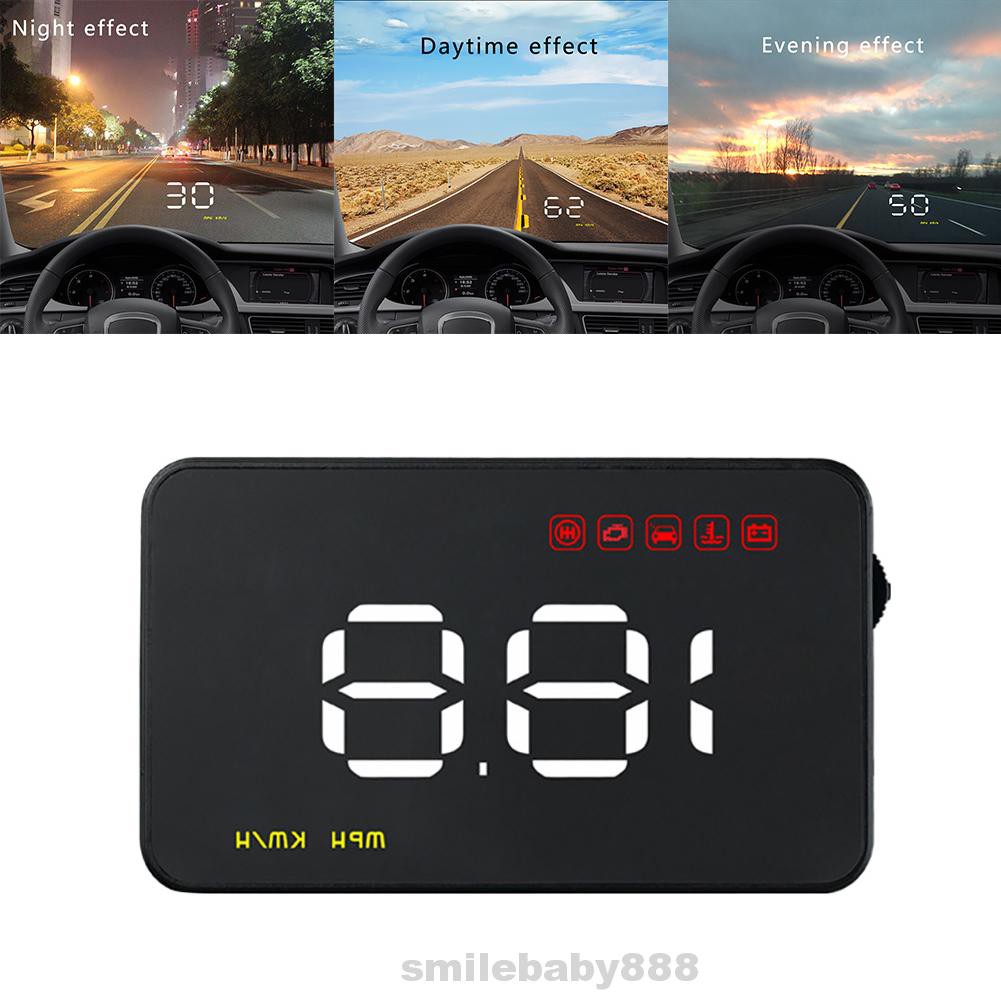 A100 HUD Car Clear Multifunction Electronic Head Up Display