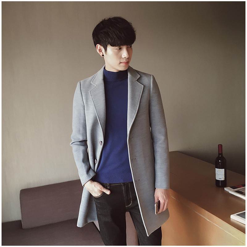 Áo dạ nam loại dày