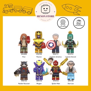 Đồ chơi lắp ráp Minifigures WM6061 Các nhân vật siêu anh hùng Marvel Endgame cho bé