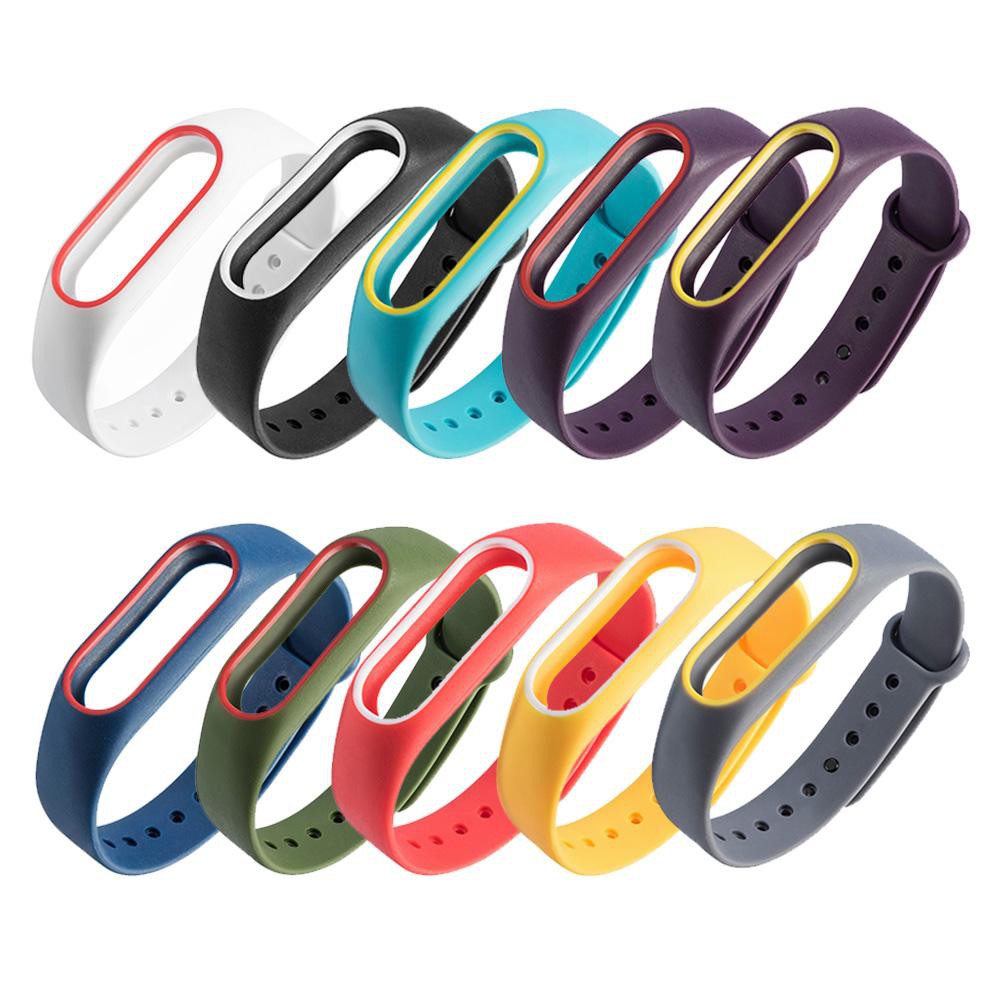 Dây đeo silicon thời trang cho đồng hồ thông minh Xiaomi Mi Band 2